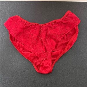 Petra Fashions Red Lace Panties 80’s